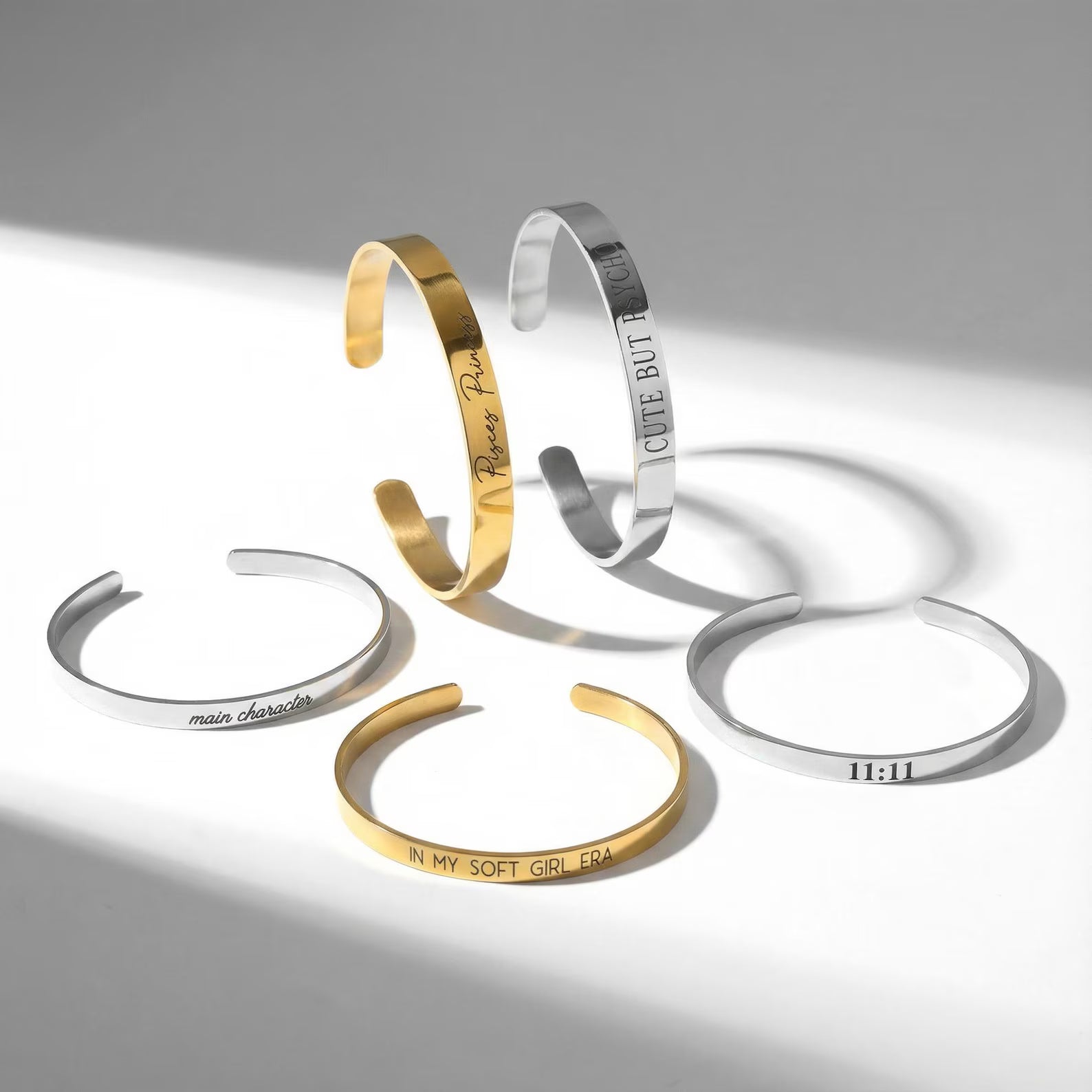 The Signature Cuff: Personalized Minimalist Statement Bracelet