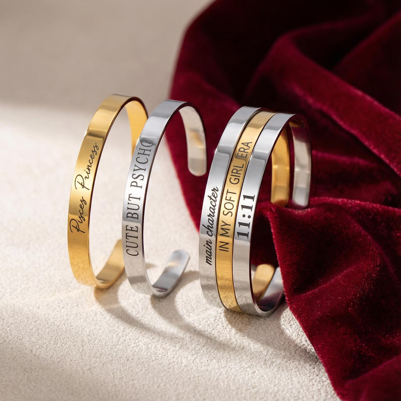 The Signature Cuff: Personalized Minimalist Statement Bracelet