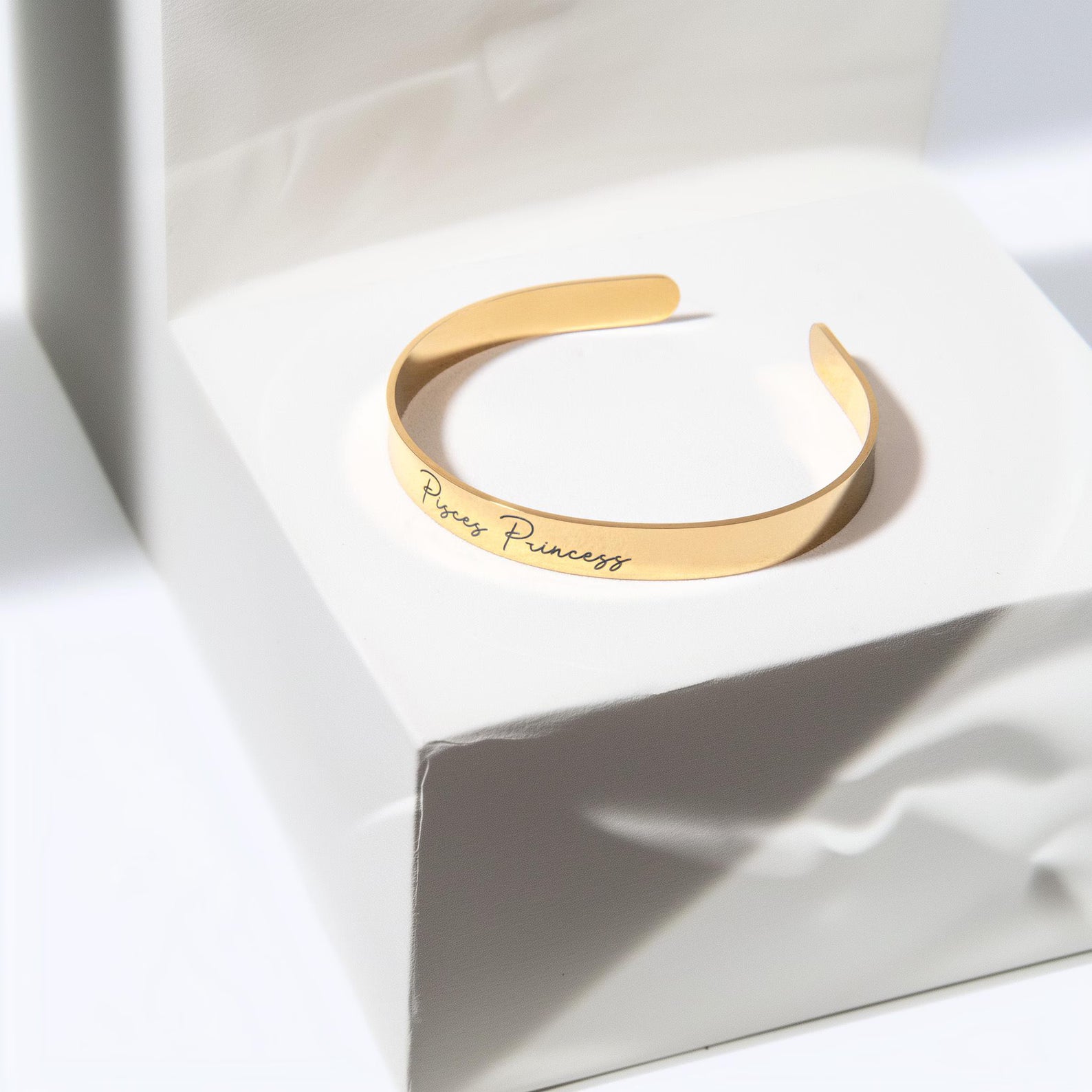 The Signature Cuff: Personalized Minimalist Statement Bracelet