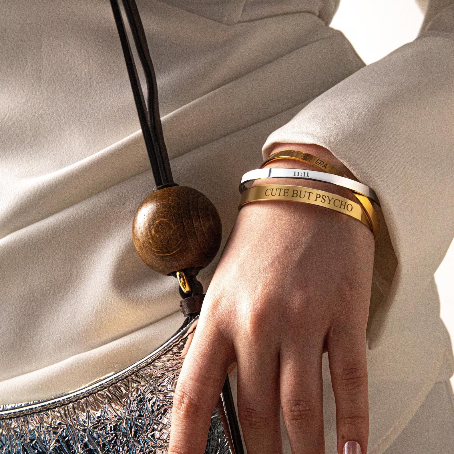 The Signature Cuff: Personalized Minimalist Statement Bracelet