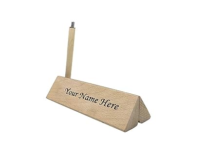 Personalized wooden Pen Box with name engraved
