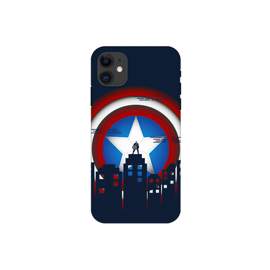 Sensy Gift Captain America Printed Iphone 12 Back Cover
