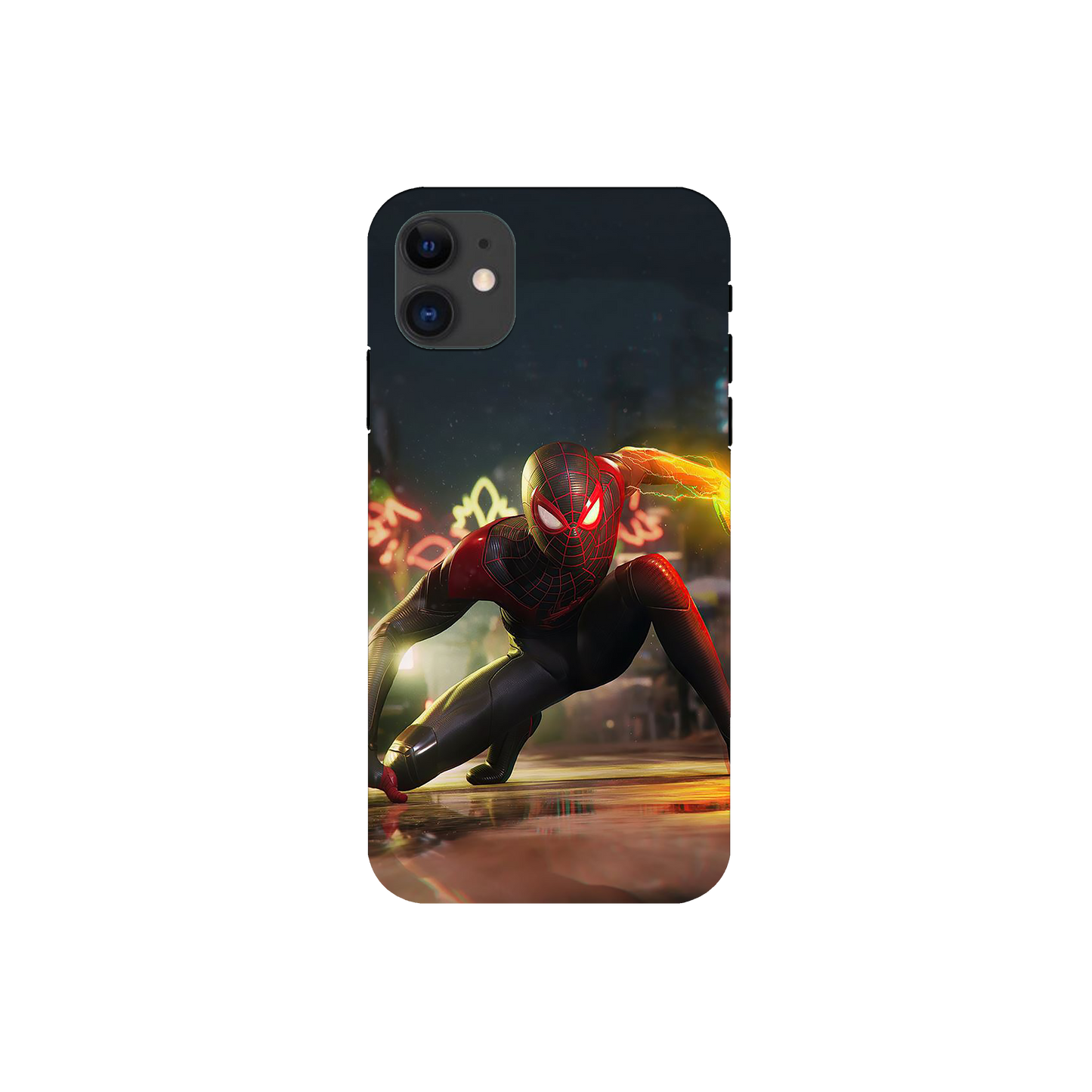 Sensy Gift Spider Man Printed Iphone 12 Back Cover