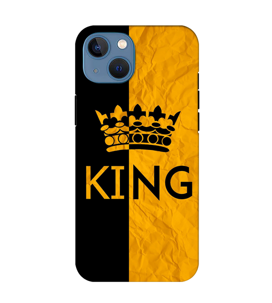 Sensy Gift King crown Printed Iphone 13 Back Cover
