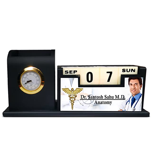 Sensy Gifts Personalized Pen Stand with Watch Name Engraved on it For Gifts on Birthdays | Anniversary | Weddings | Friends (CA)
